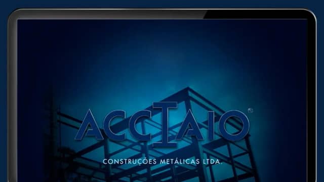 Capa do vídeo de apresentação da Acciaio